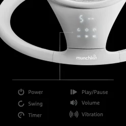 Vibration Baby Swing - Bluetooth-Enabled Smart Seat with Music and Motion