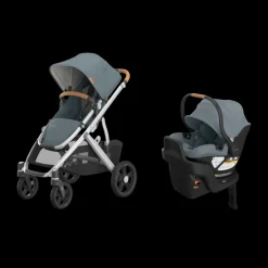 Vista V3 Stroller & Aria V2 Lightweight Infant Car Seat Travel System