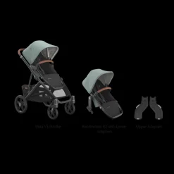 Vista V3 Stroller, RumbleSeat V3 & Upper Adapters