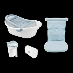 Wave 4-in-1 Bath Tub & Accessories Bundle